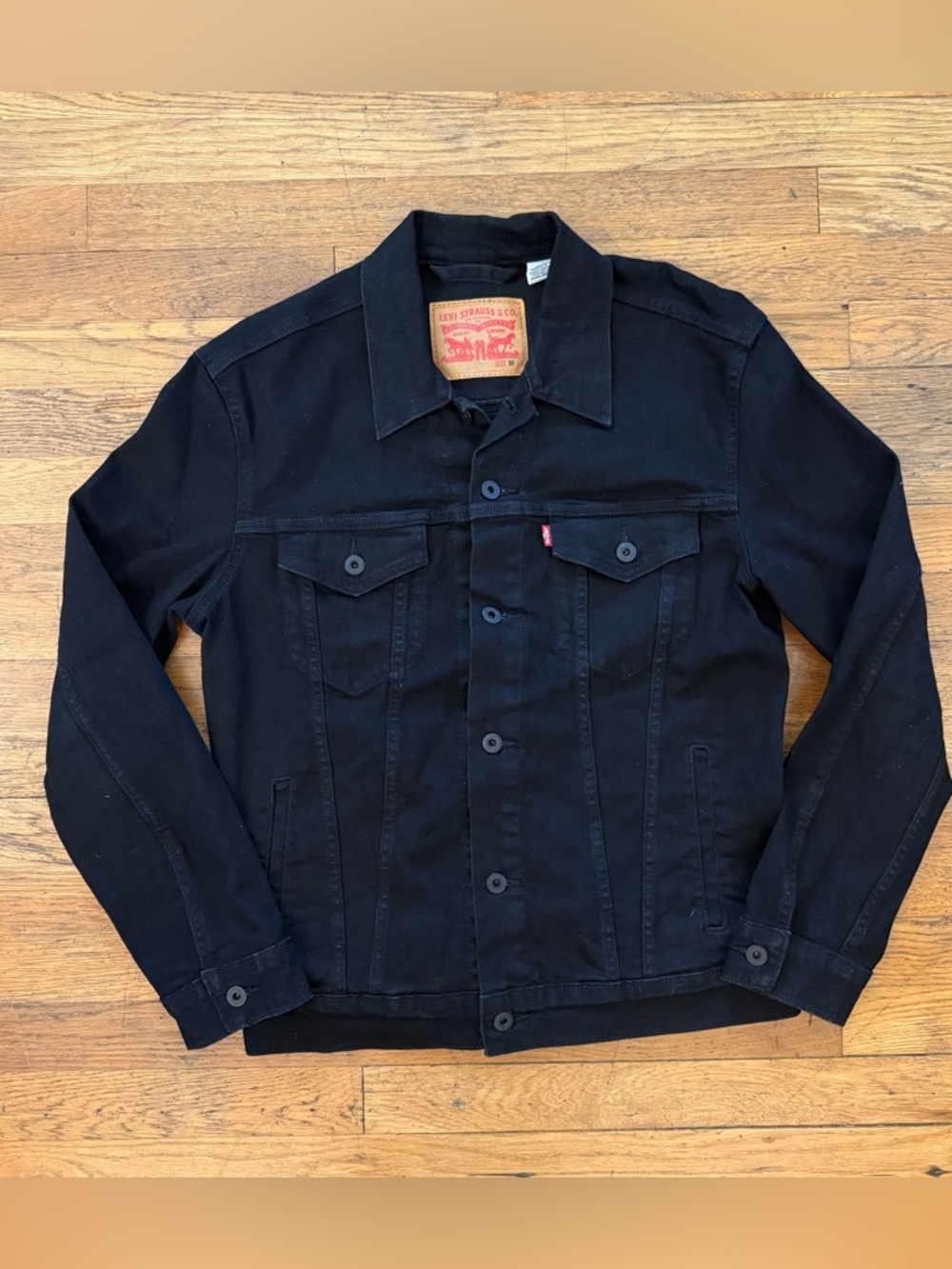 Levi's Black Denim Trucker Jacket